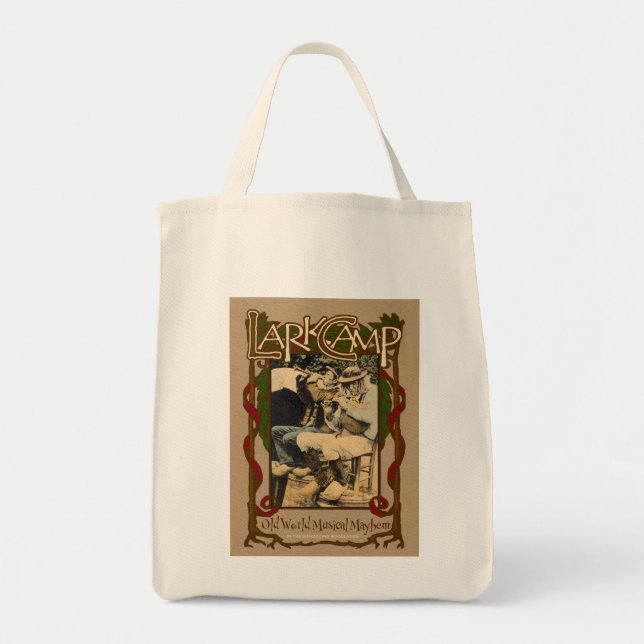 Bolso de compras del campo de la alondra (Frente)