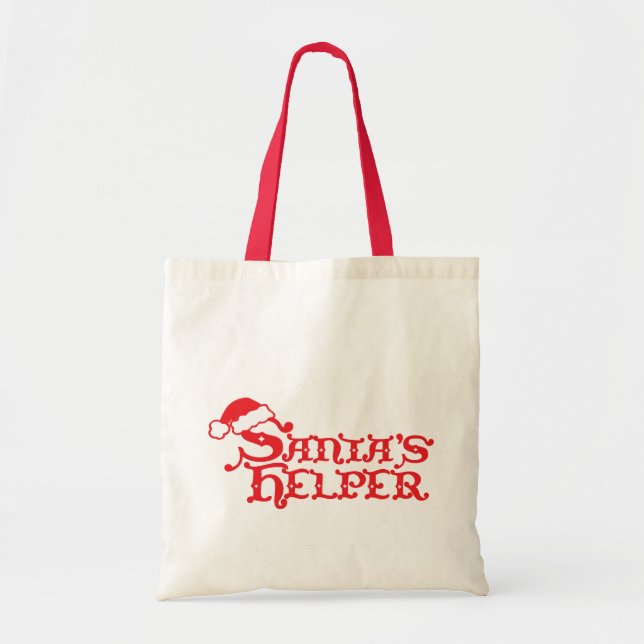 Bolso de compras estacional rojo del ayudante de (Frente)