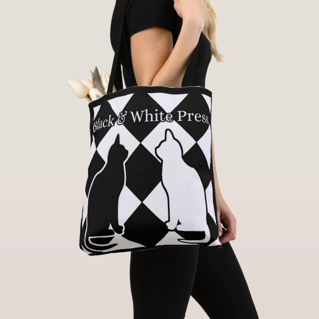 Bolso de compras fresco para un amante del gato (Detalle)