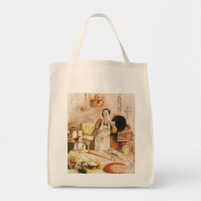 Bolso de compras, la "cocina de la abuela " (Frente)