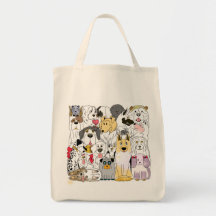 Bolso de compras para los amantes del perro