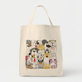 Bolso de compras para los amantes del perro