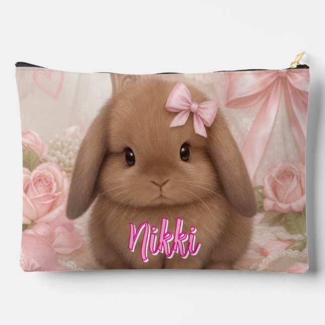 bolso de conejo coquette (grande) || personalizado (Reverso )