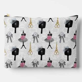 Bolso de cosméticos con diseño geométrico de ateli