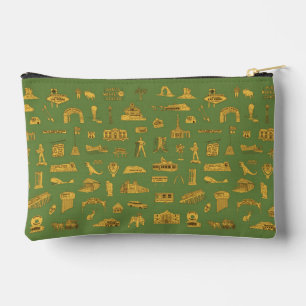 Bolso de cosméticos para viaje retro