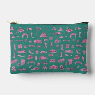Bolso de cosméticos para viaje retro