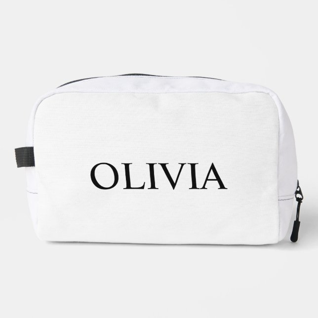 Bolso de cosméticos personalizado, bolsa de maquil (Anverso)