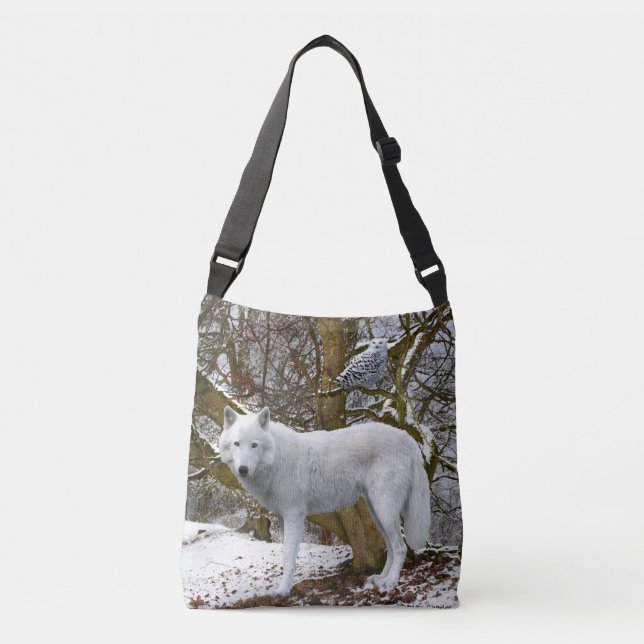 Bolso de Crossbody del "lobo solitario" (Anverso)
