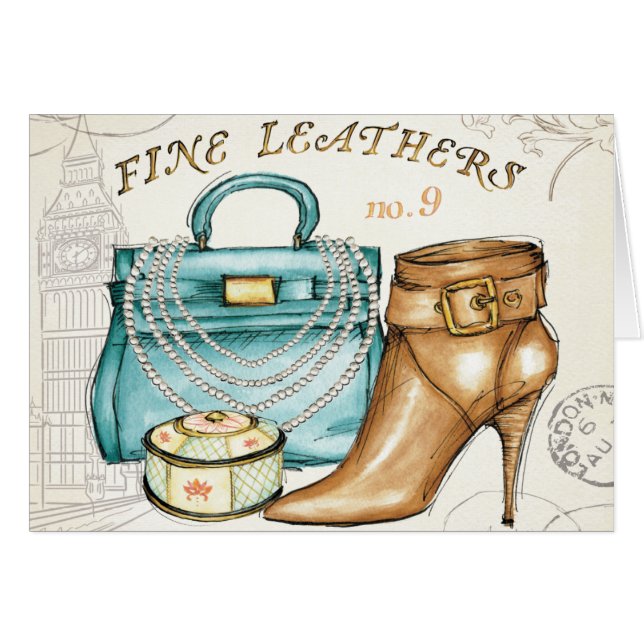 Bolso de cuero y zapato finos (Anverso (Horizontal))