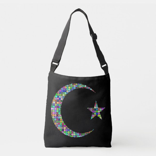 bolso de cuerpo cruzado de la luna y la estrella (Anverso)