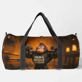 Bolso De Deporte Grande 100% Músculo 0% Cerebro - Gracioso Gimnasio Person