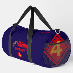 Bolso De Deporte Grande 4.º Personalizado Azul de la División Marina "Luch
