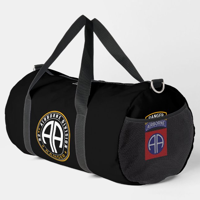 Bolso De Deporte Grande 82nd Airborne Division Ranger Personalized (Esquina derecha)