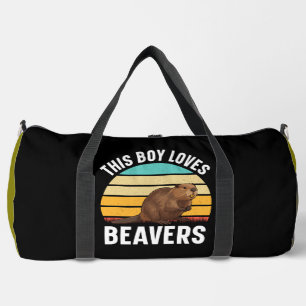 Bolso De Deporte Grande A Este Chico le Aman los Castores