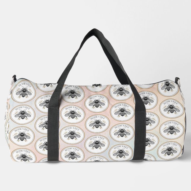 Bolso De Deporte Grande Abeja Melífera (Anverso)