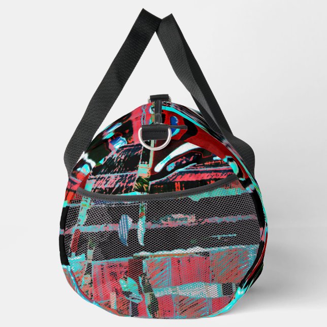 Bolso De Deporte Grande Abstract Freedom – Print Cut Sew Large Duffel Bag (Derecha)