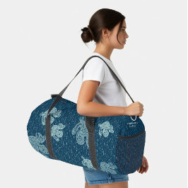 Bolso De Deporte Grande Abstract Monogram Pattern