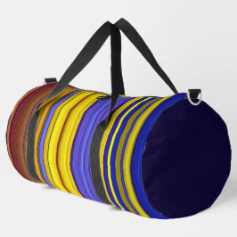 Bolso De Deporte Grande Abstract Stripes Design 1