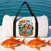 Abundante Captura: Joven Niña Con Pescado y Pesca