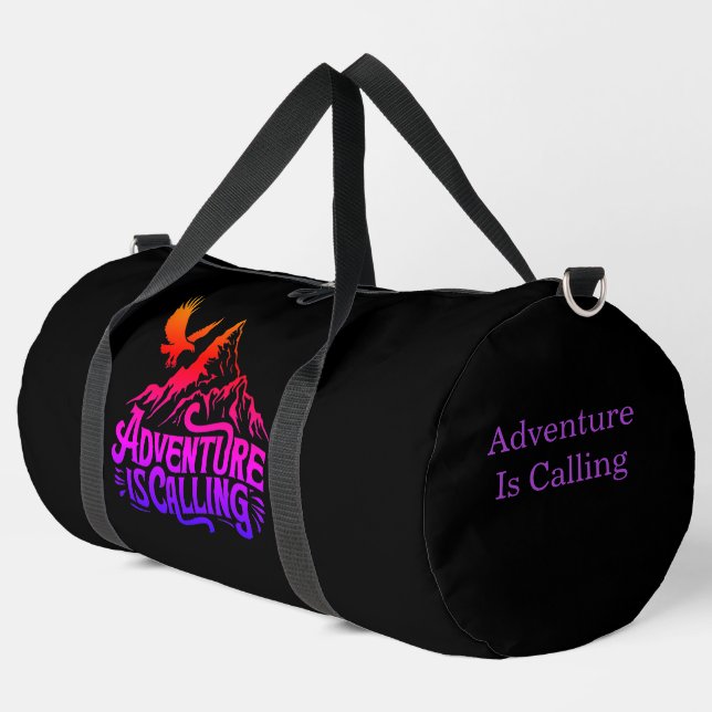Bolso De Deporte Grande Adventure está llamando al diseño (Esquina izquierda)