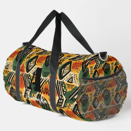 Bolso De Deporte Grande África Amhara Etiopia Geométrica Patrón 2