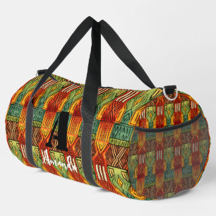 Bolso De Deporte Grande África Amhara Etiopia Geométrica Patrón Étnico 19