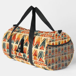 Bolso De Deporte Grande África Amhara Etiopía Patrón geométrico 1