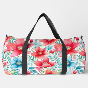 Bolso De Deporte Grande Agradable Bouquet Ranya Pattern-65292