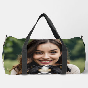 Bolso De Deporte Grande Agregar foto de Bulldog Personalizar