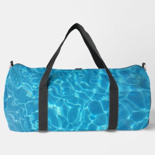 Bolso De Deporte Grande Agua de Piscina Azul Celeste Cristalina