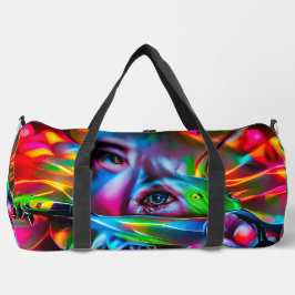 Bolso De Deporte Grande Aichmofobia: Vivid Surreal Art