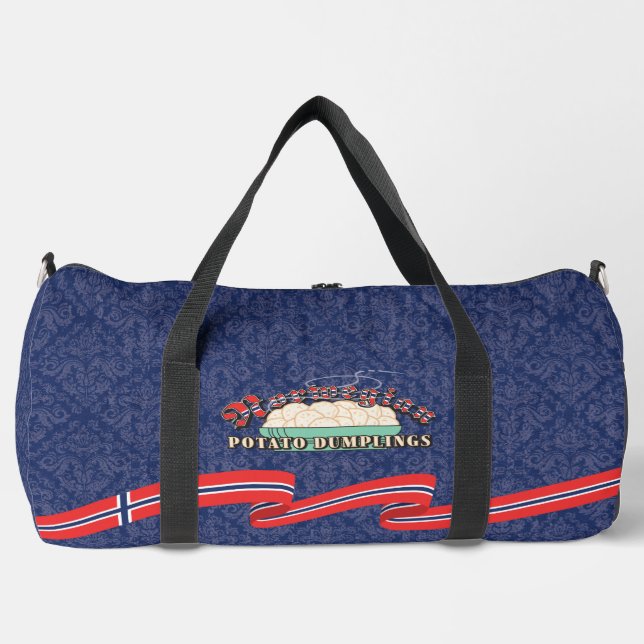 Bolso De Deporte Grande Albóndigas Noruegas de Patata (Anverso)