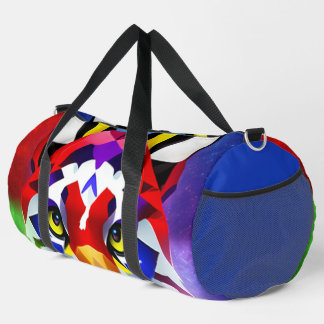 Bolso De Deporte Grande Alexander's Cat blue duffel bag