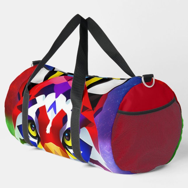 Bolso De Deporte Grande Alexander's Cat red duffel bag (Esquina derecha)