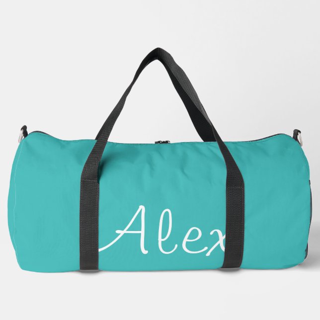 Bolso De Deporte Grande Allure Aqua (Anverso)