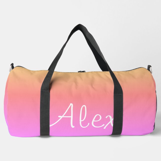 Bolso De Deporte Grande Allure Aqua (Anverso)