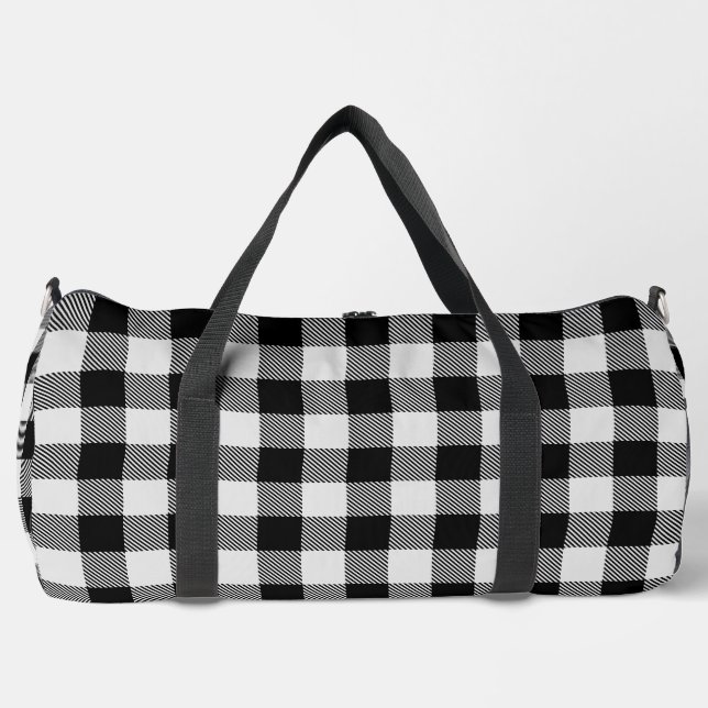 Bolso De Deporte Grande almohada clásica gris gris negro de lanzamiento de (Anverso)