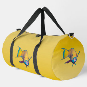 Bolso De Deporte Grande AMBIENTE DE PRIMAVERA – Amarillo Suave de profun
