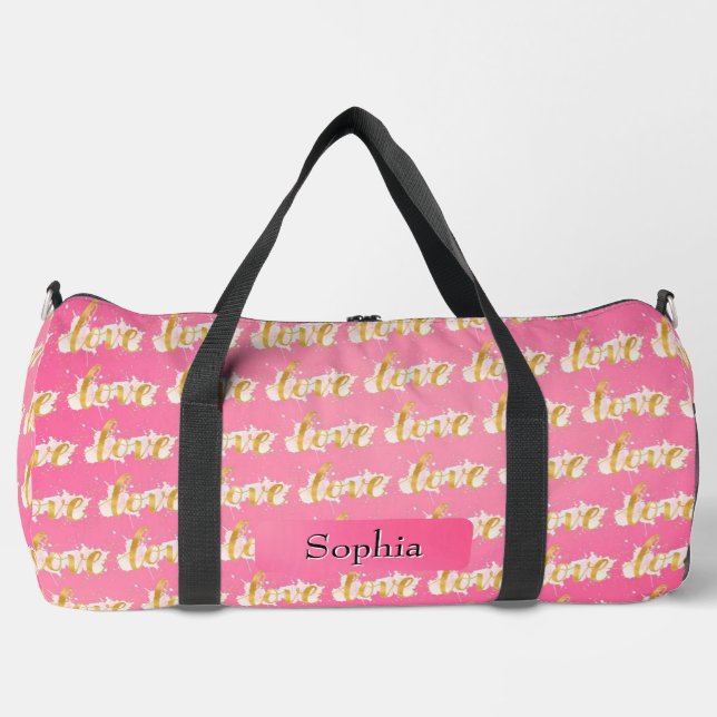 Bolso De Deporte Grande Amor (Anverso)