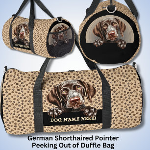 Bolso De Deporte Grande Añadir nombre de perro a tu nombre, apuntador alem
