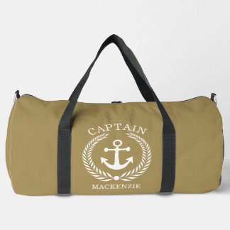 Bolso De Deporte Grande Ancla personalizada del capitán marinero
