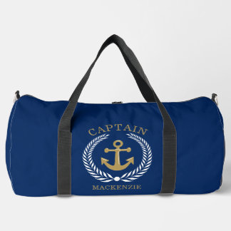 Bolso De Deporte Grande Ancla personalizada del capitán marinero