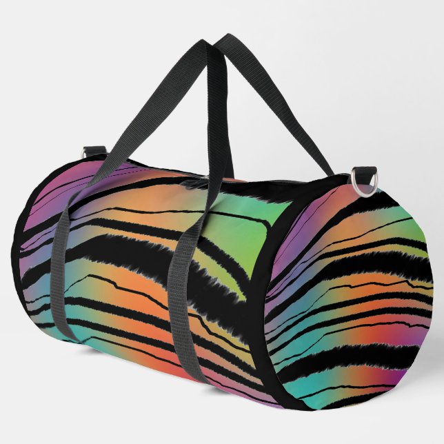Bolso De Deporte Grande Animales arcoiris imprimen gimnasio atlético (Esquina izquierda)