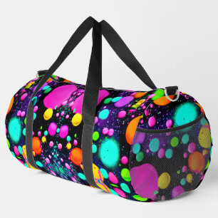 Bolso De Deporte Grande arte abstracto brillante
