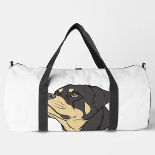Bolso De Deporte Grande Arte de perro Rottweiler
