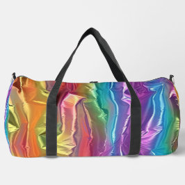 Bolso De Deporte Grande Aspecto holográfico multicolor