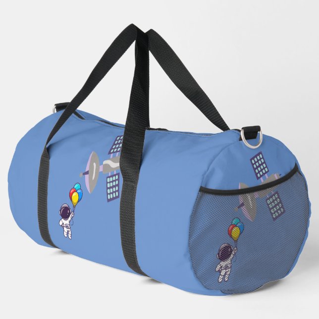 Bolso De Deporte Grande astronauta gracioso (Esquina derecha)