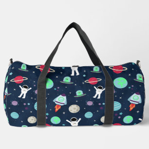 Bolso De Deporte Grande Astronautas Planetas Cohetes y Alienígenas