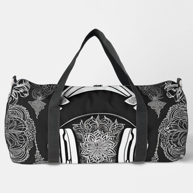 Bolso De Deporte Grande Auriculares Modo de IA (Anverso)