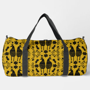 Bolso De Deporte Grande Ave de arte folclórico germánico tradicional